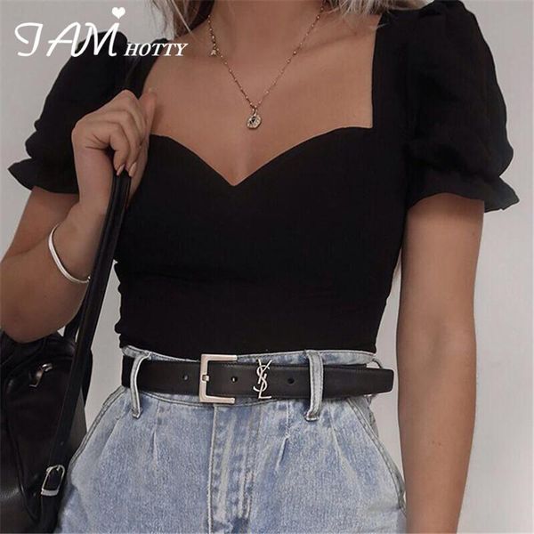 women's t-shirt casual basic elegant fashion black cropped t-shirts frill short sleeve dark academia gothic tees shirts 90s iamty, White
women's t-shirt casual basic elegant fashion black cropped t-shirts frill short sleeve dark academia gothic tees shirts 90s iamty, White