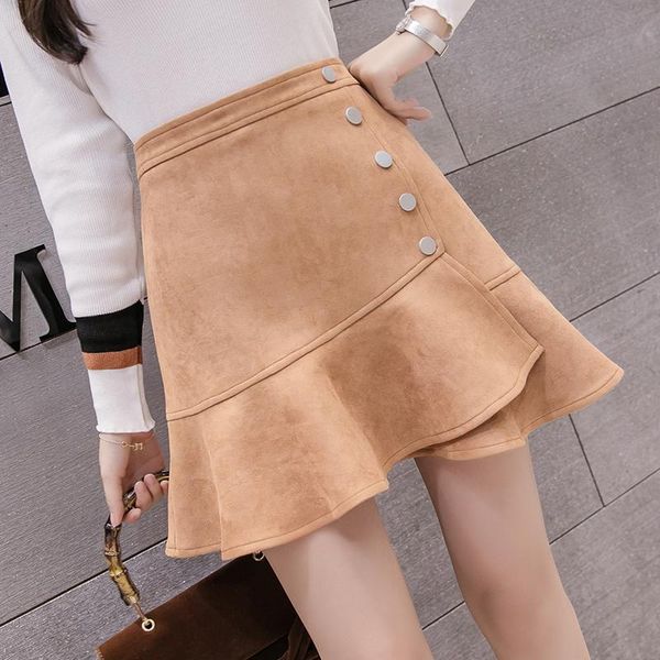 skirts fashion women ladies high waist pencil button lace patchwork 2021 suede leather split party casual mini skirt, Black
skirts fashion women ladies high waist pencil button lace patchwork 2021 suede leather split party casual mini skirt, Black