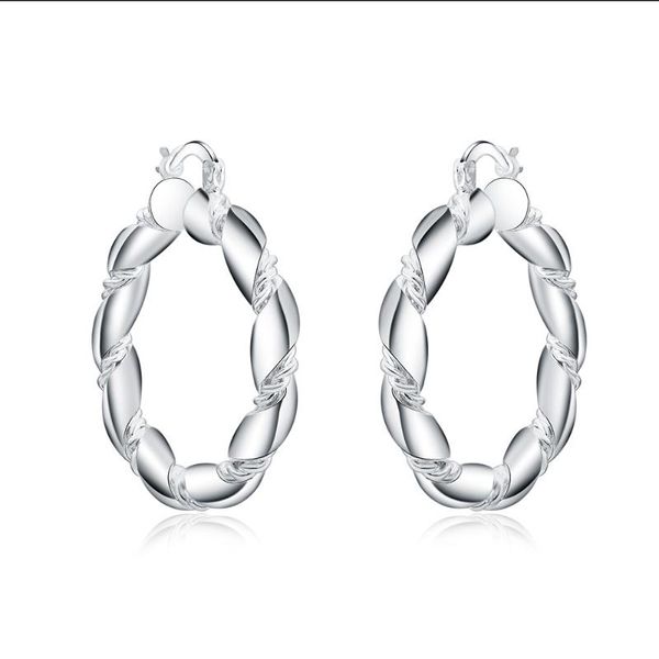 hoop & huggie 925 silver twisted rope loop 38mm round 18k gold earrings for women's fashion party wedding engagement jewel, Golden;silver
hoop & huggie 925 silver twisted rope loop 38mm round 18k gold earrings for women's fashion party wedding engagement jewel, Golden;silver