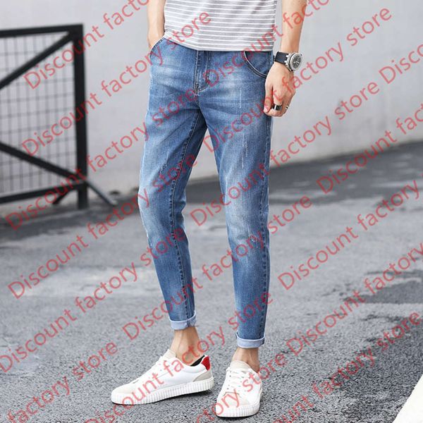 2020 men's new jeans elasticated nine minute trousers fashion casual jeans men pants slim fit, Blue
2020 men's new jeans elasticated nine minute trousers fashion casual jeans men pants slim fit, Blue