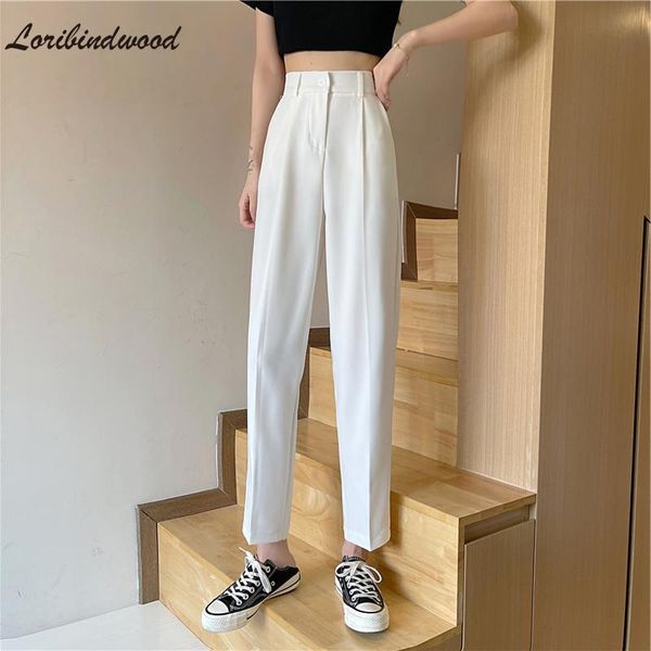 women's pants & capris white temperament drape suit small tall waist slimming casual loose straight nine-point female summer, Black;white
women's pants & capris white temperament drape suit small tall waist slimming casual loose straight nine-point female summer, Black;white
