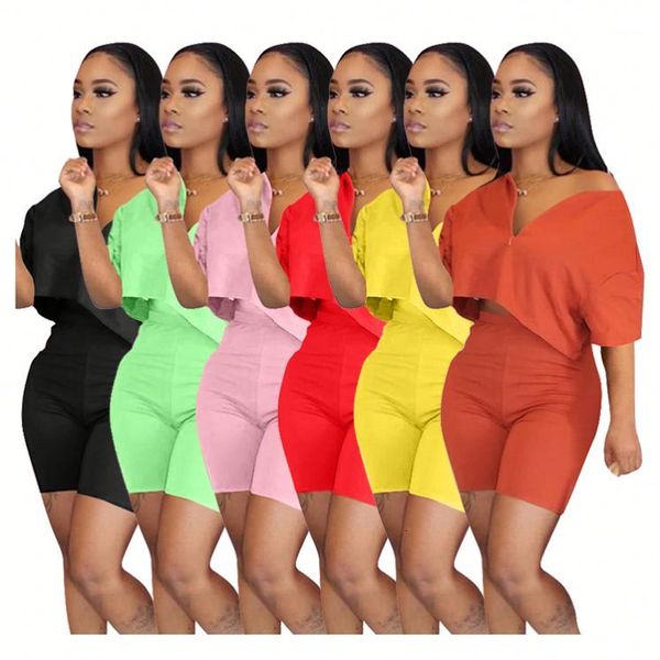 2021 price sweat candy color solid zipper v neck suit loose crop shorts casual new two piece women set qjrk, Black;white
2021 price sweat candy color solid zipper v neck suit loose crop shorts casual new two piece women set qjrk, Black;white
