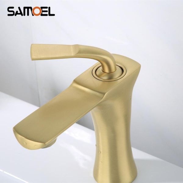 bathroom sink faucets nordic style golden brushed brass faucet mixers luxury deck mount gold basin cold water tap g1119
bathroom sink faucets nordic style golden brushed brass faucet mixers luxury deck mount gold basin cold water tap g1119