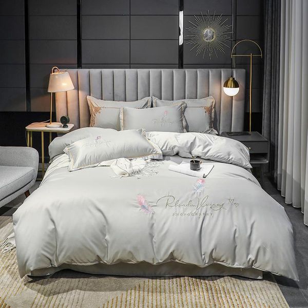 bedding sets 2021 tencel modal silk embroidered flower washed classic four-piece set (summer series)
bedding sets 2021 tencel modal silk embroidered flower washed classic four-piece set (summer series)
