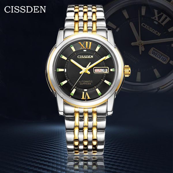 wristwatches cissden 2021 men automatic watches luxury gold for stainless steel mechanical waterproof clock, Slivery;brown
wristwatches cissden 2021 men automatic watches luxury gold for stainless steel mechanical waterproof clock, Slivery;brown