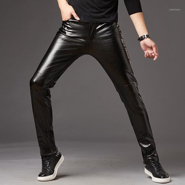 men's pants leather self-cultivation locomotive black skinny men tight korean tide motorcycle windproof
men's pants leather self-cultivation locomotive black skinny men tight korean tide motorcycle windproof