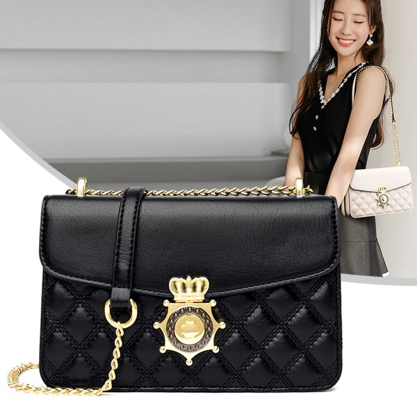 ladies rhombus lattice shoulder chain quilted crossbody leather hand small flap plaid messenger bags
ladies rhombus lattice shoulder chain quilted crossbody leather hand small flap plaid messenger bags