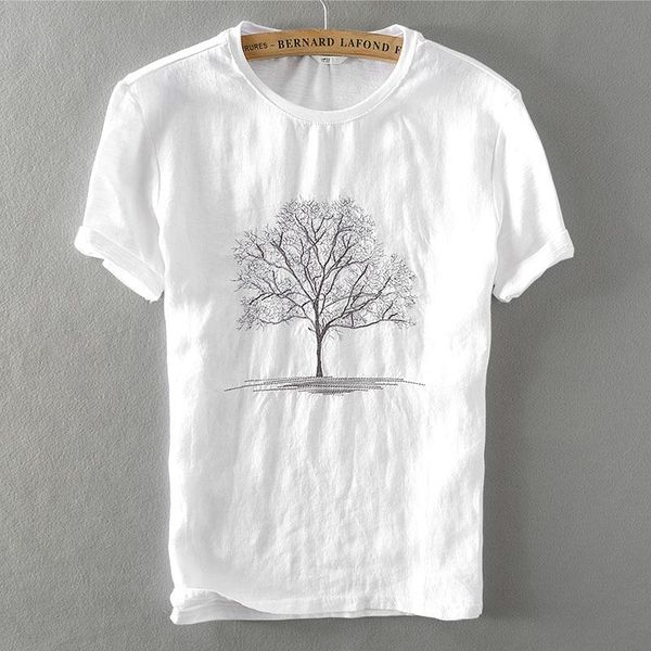 men's t-shirts 2021 summer white t shirt men linen embroidery round neck t-shirt casual fashion shirts brand, White;black
men's t-shirts 2021 summer white t shirt men linen embroidery round neck t-shirt casual fashion shirts brand, White;black