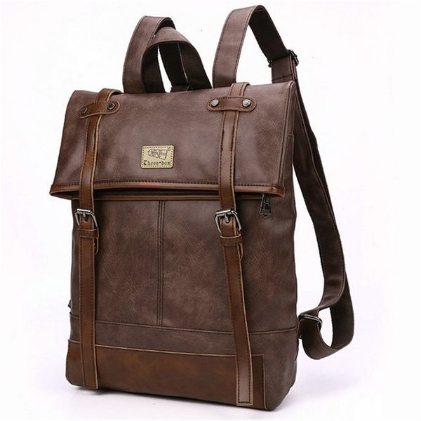 retro business, neutral, three compartment leather backpack, suitable for school, travel, laptop
retro business, neutral, three compartment leather backpack, suitable for school, travel, laptop
