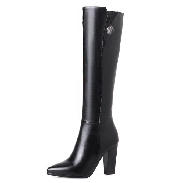 plutonium square jump at height of the woman winter's knee-boots super high zip solid black boots button pointed to fashion shoes xz91
plutonium square jump at height of the woman winter's knee-boots super high zip solid black boots button pointed to fashion shoes xz91