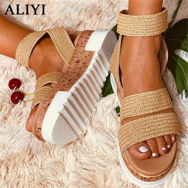 sandals platform women 2021 summer fashion thick bottom elastic band ladies comfortable beach shoes 35-43 casual, Black
sandals platform women 2021 summer fashion thick bottom elastic band ladies comfortable beach shoes 35-43 casual, Black