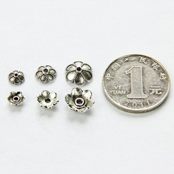 six-petal flowers type spacer beads tibetan silver flower bead support base dadwz053 spacers, Bronze;silver
six-petal flowers type spacer beads tibetan silver flower bead support base dadwz053 spacers, Bronze;silver