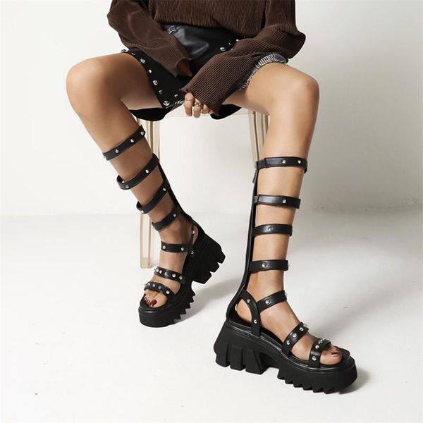 sandals karin 2021 brand designer fashion woman shoes gladitor women rivet heels open toe footwear, Black
sandals karin 2021 brand designer fashion woman shoes gladitor women rivet heels open toe footwear, Black
