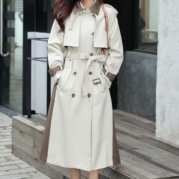 women's trench coats women fashion casual korean long trend coat office lady loose windbreaker double breasted vintage overcoat autumn, Tan;black
women's trench coats women fashion casual korean long trend coat office lady loose windbreaker double breasted vintage overcoat autumn, Tan;black