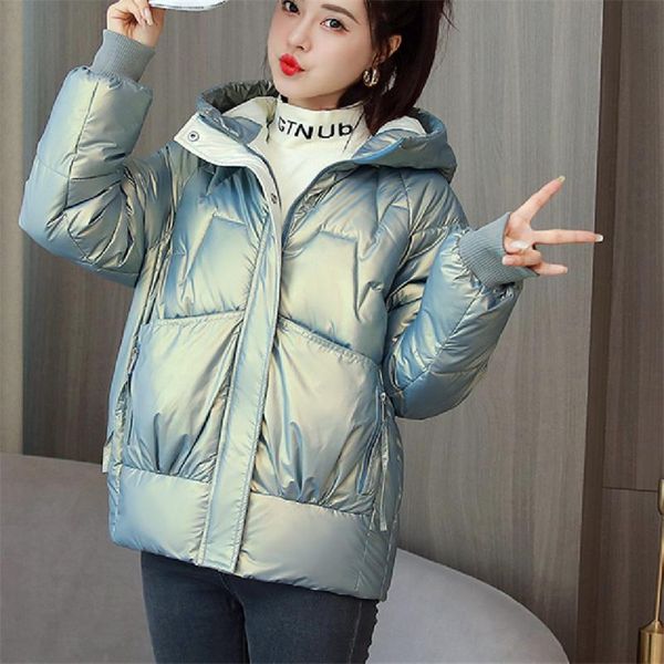women's down & parkas autumn winter glossy short cotton padded women loose coats female elegant warm jackets overcoat ladies, Black
women's down & parkas autumn winter glossy short cotton padded women loose coats female elegant warm jackets overcoat ladies, Black