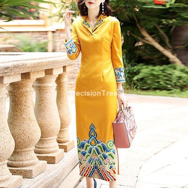 ethnic clothing 2021 qipao women dress chinese classic flower embroidery cheongsam asian dresses elegant vintage, Red
ethnic clothing 2021 qipao women dress chinese classic flower embroidery cheongsam asian dresses elegant vintage, Red