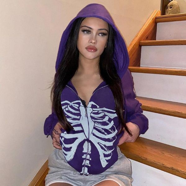 women's jackets darlingaga goth skeleton print autumn winter hoodies women zipper up harajuku sweatshirt gothic clothes loose jacket co, Black;brown
women's jackets darlingaga goth skeleton print autumn winter hoodies women zipper up harajuku sweatshirt gothic clothes loose jacket co, Black;brown