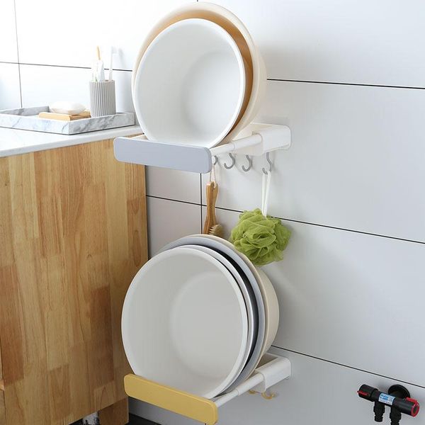 hooks & rails practical household multifunctional bathroom punch-wall-mounted hidden washbasin holder adjustable storage rack with hook
hooks & rails practical household multifunctional bathroom punch-wall-mounted hidden washbasin holder adjustable storage rack with hook