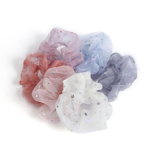 hair accessories korea women elastic kawaii mesh bands tie gum 5 stars cute girls lace scrunchie ponytail transparent tulle, Slivery;white
hair accessories korea women elastic kawaii mesh bands tie gum 5 stars cute girls lace scrunchie ponytail transparent tulle, Slivery;white