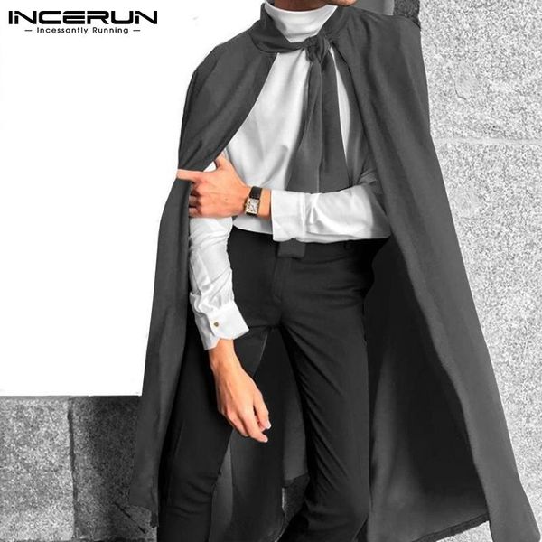 men's trench coats 2021 fashion men cloak loose lace up ponchos long polar fleece solid color streetwear casual cape s-5xl incerun, Tan;black
men's trench coats 2021 fashion men cloak loose lace up ponchos long polar fleece solid color streetwear casual cape s-5xl incerun, Tan;black