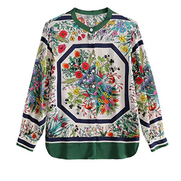 france style flower shirts women blouses spring summer long sleeve chiffon blouse female blusas mujer, White
france style flower shirts women blouses spring summer long sleeve chiffon blouse female blusas mujer, White