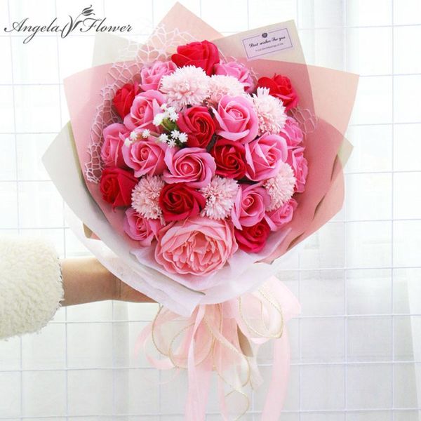 creative soap flower rose bouquet valentine's day birthday gift artificial baby's breath flower wedding bridal bouquet home deco
creative soap flower rose bouquet valentine's day birthday gift artificial baby's breath flower wedding bridal bouquet home deco