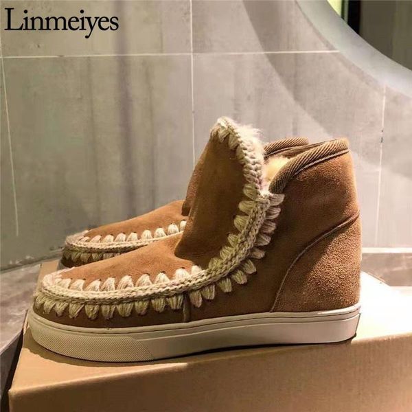 boots winter snow women round toe slip on short ladies wool warm shoes fur flat ankle, Black
boots winter snow women round toe slip on short ladies wool warm shoes fur flat ankle, Black