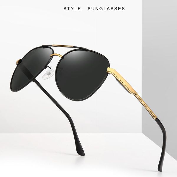 sunglasses aviation men metal frame quality oversized spring leg male eyewears polarized design pilot sun glasses driving, White;black
sunglasses aviation men metal frame quality oversized spring leg male eyewears polarized design pilot sun glasses driving, White;black