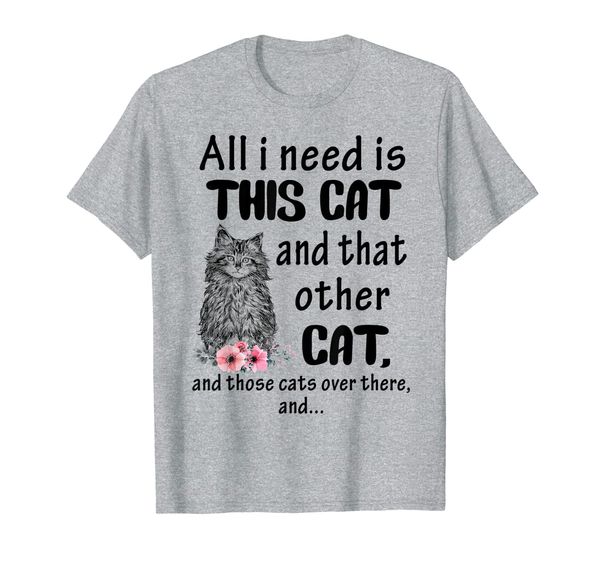 all i need is this cat and that other cat funny tshirt, White;black
all i need is this cat and that other cat funny tshirt, White;black