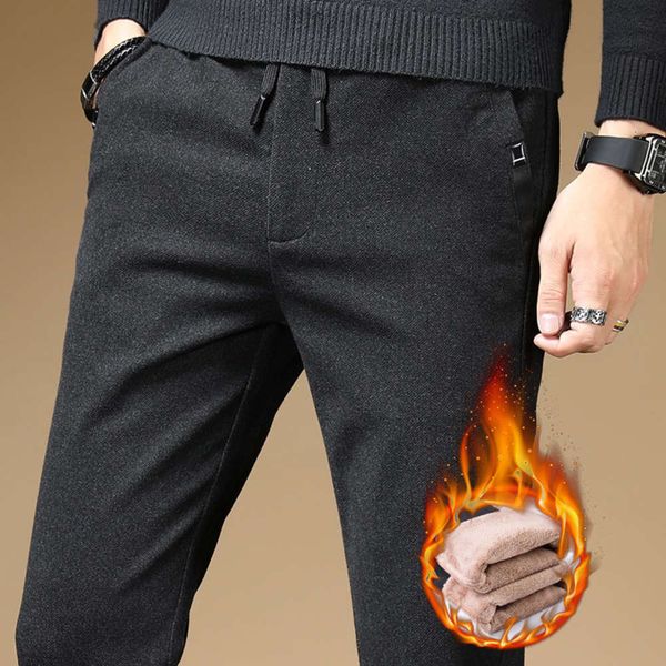 casual autumn and cashmere straight tube warm thickened men's pants winter wear loose tide, Black
casual autumn and cashmere straight tube warm thickened men's pants winter wear loose tide, Black