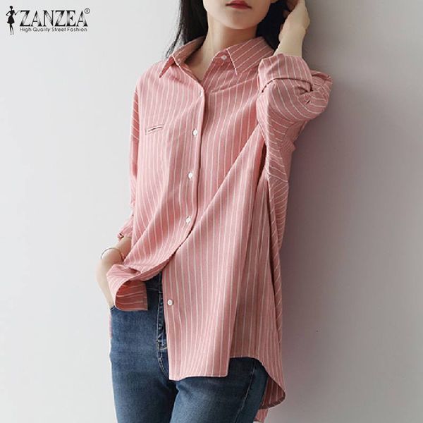 2021 new plus size zanzea women lapel neck long sleeve striped shirt spring ol shirts casual loose buttons down blusas female tunic aub, White
2021 new plus size zanzea women lapel neck long sleeve striped shirt spring ol shirts casual loose buttons down blusas female tunic aub, White