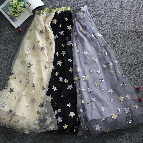 skirts gorgeous apricot/light gray mesh sequined women fashion womens sheer tulle skirt midi faldas 80188, Black
skirts gorgeous apricot/light gray mesh sequined women fashion womens sheer tulle skirt midi faldas 80188, Black