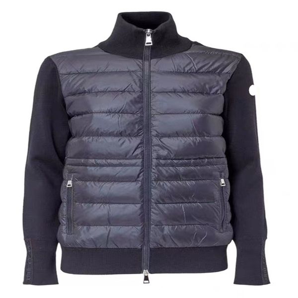 luxury monclair france men's down jackets desinger brand new knitted stitching cardigan down jacket, Black
luxury monclair france men's down jackets desinger brand new knitted stitching cardigan down jacket, Black
