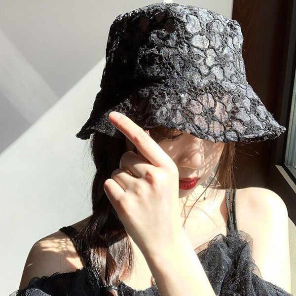wide brim hats fashionable feminine lace packable hat will see broad sun black party, Blue;gray
wide brim hats fashionable feminine lace packable hat will see broad sun black party, Blue;gray