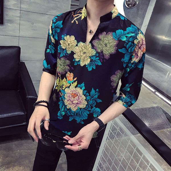 men's t-shirts casual cotton t-shirt, 3 / 4 v-neck short sleeve shirt, loose print, fashion comer, 2021, White;black
men's t-shirts casual cotton t-shirt, 3 / 4 v-neck short sleeve shirt, loose print, fashion comer, 2021, White;black