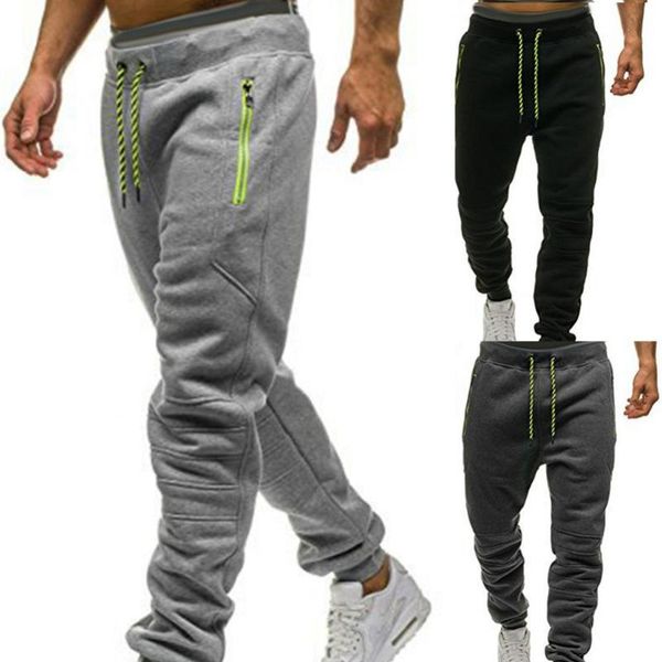 men's pants 2021 brand men casual cargo outdoor sports sweatpants zipper pockets drawstring jogger trousers, Black
men's pants 2021 brand men casual cargo outdoor sports sweatpants zipper pockets drawstring jogger trousers, Black