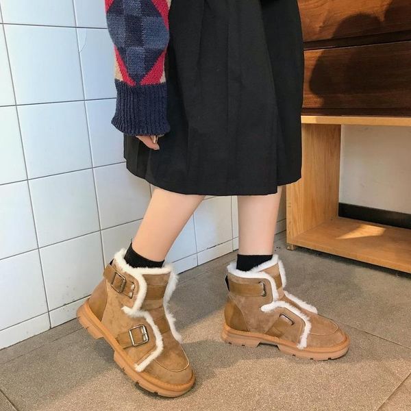 boots 2021 women's winter snow ladies warm fur suede wedges ankle women fashion casual comfortable shoes botas de mujer, Black
boots 2021 women's winter snow ladies warm fur suede wedges ankle women fashion casual comfortable shoes botas de mujer, Black