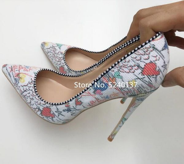 dress shoes mixed color printing pumps women european design 12cm thin heel slip-on party/wedding high heels woman, Black
dress shoes mixed color printing pumps women european design 12cm thin heel slip-on party/wedding high heels woman, Black