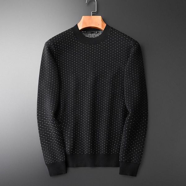 men's sweaters sweater men hight quality white dot round neck pullover fashion autumn and winter slim fit male, White;black
men's sweaters sweater men hight quality white dot round neck pullover fashion autumn and winter slim fit male, White;black
