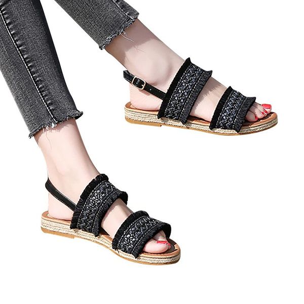 sandals summer women buckle strap bohemia shoes beach 2021 open toe platfrom ladies casual sandalias mujer, Black
sandals summer women buckle strap bohemia shoes beach 2021 open toe platfrom ladies casual sandalias mujer, Black