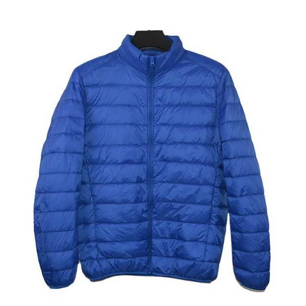 customized blue winter casual hooded waterproof 100% nylon ultra light weight down jacket, Black