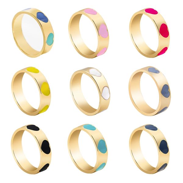 bohemia colorful love heart rings for women minimalist gold finger rings punk jewelry gift, Silver
bohemia colorful love heart rings for women minimalist gold finger rings punk jewelry gift, Silver