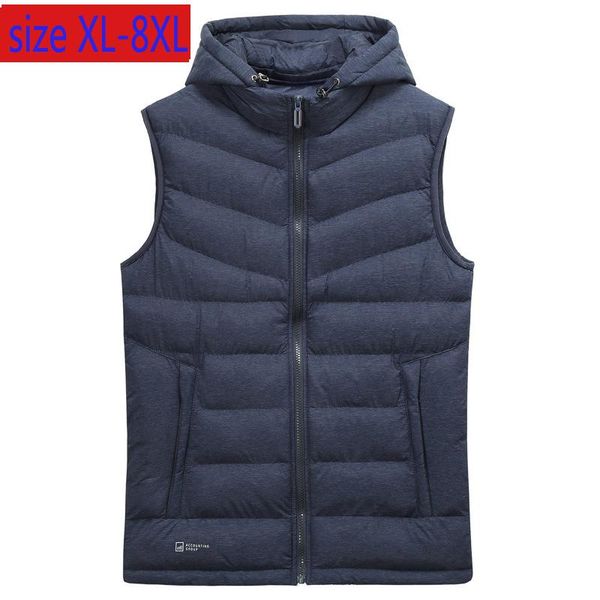 men's vests arrival fashion padded thickened waistcoat men oversized loose casual sleeveless hooded vest coat plus size xl2xl3xl-7xl8xl, Black;white
men's vests arrival fashion padded thickened waistcoat men oversized loose casual sleeveless hooded vest coat plus size xl2xl3xl-7xl8xl, Black;white