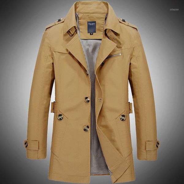 men's trench coats a fashionable casual windbreaker is must for spring and autumn, Tan;black
men's trench coats a fashionable casual windbreaker is must for spring and autumn, Tan;black