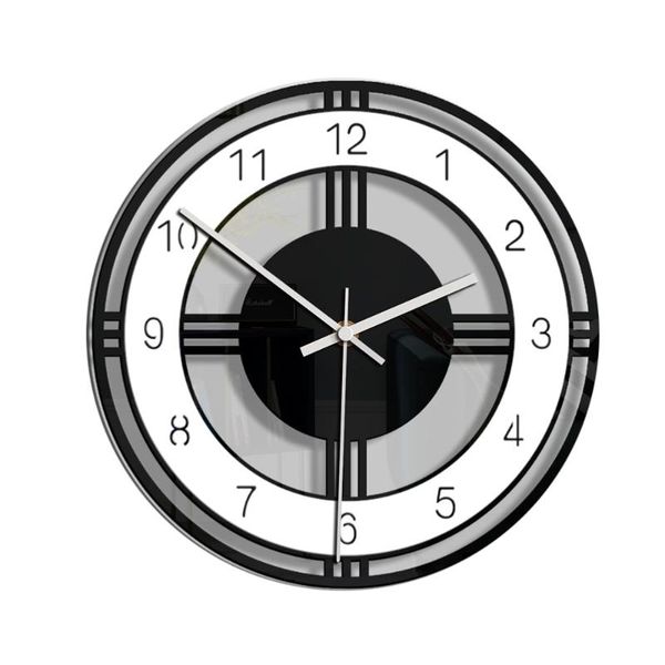 wall clocks round acrylic clock disc stylish household bedroom hanging bar decor without battery (black)
wall clocks round acrylic clock disc stylish household bedroom hanging bar decor without battery (black)