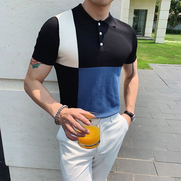 2021 male summer fashion polo casual shirts fine fit for contrast knit lapel silk shirt ice mark mz9t, White;black
2021 male summer fashion polo casual shirts fine fit for contrast knit lapel silk shirt ice mark mz9t, White;black