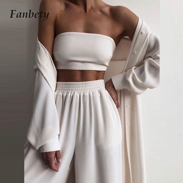 2021 new women casual solid 3 piece sets homewear wrop pullover and wide leg suits ladies soft sportswear yoga clothes 8hsj, Gray
2021 new women casual solid 3 piece sets homewear wrop pullover and wide leg suits ladies soft sportswear yoga clothes 8hsj, Gray