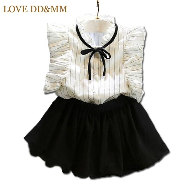 love dd&mm girls clothing sets summer girls butterfly sleeve striped shirt + sweet culottes fashion suit kids clothes 210715, White
love dd&mm girls clothing sets summer girls butterfly sleeve striped shirt + sweet culottes fashion suit kids clothes 210715, White