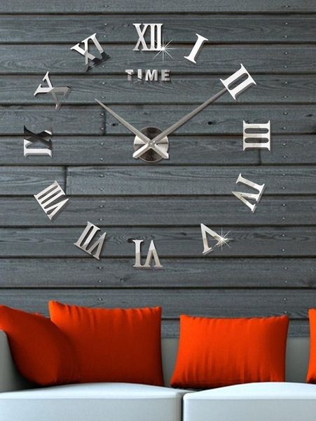 wall clocks 3d roman numerals diy acrylic mirror clock sticker 
wall clocks 3d roman numerals diy acrylic mirror clock sticker