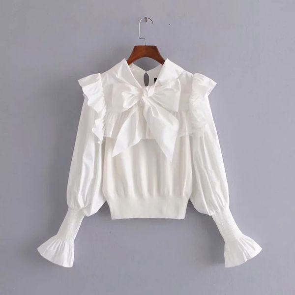 White Crop New Women 2021 Ruffle Patchwork Knit Puff Long Sleeve Top Female Spring Fashion Bow Elegant Woman Blouses Schb M600
White Crop New Women 2021 Ruffle Patchwork Knit Puff Long Sleeve Top Female Spring Fashion Bow Elegant Woman Blouses Schb M600